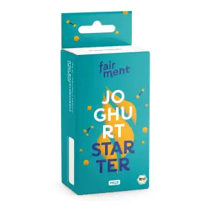 Fairment Bio Joghurtkulturen für Naturjoghurt - Joghurtferment Starterkulturen für bis zu 30x 1 Liter Naturjoghurt zum Selber Machen