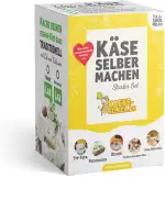 Käse selber machen - Starter Set inkl. Rezeptmagazin und Videoanleitungen (für Käse, Quark und Frischkäse); Traditionelle Käseherstellung