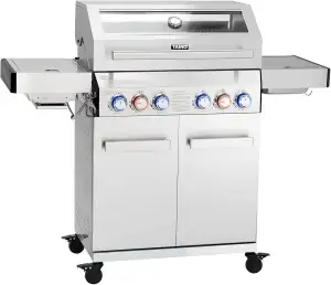 TAINO PLATINUM YAMARA 4+2 Gasgrill Edelstahl 4 Brenner Keramik Sear-Burner Keram