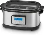 ProfiCook Sous Vide Garer, 8,5L Fassungsvermögen, punktgenaues Garen, Behälter mit 72-Std.-Timer, inkl. Schongar-, Joghurtmaker- Warmhaltefunktion, PC-SV 1112