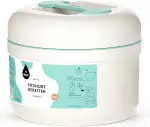 My.Yo® Joghurtbereiter ohne Strom – Farbe Mint – inkl. 2X Bio-Joghurtferment – BPA-freier Innenbehälter, spülmaschinengeeignet – für 1 L frischen Joghurt zuhause