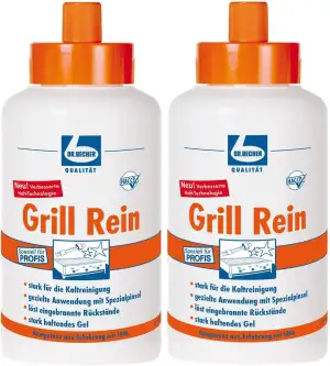 2x Dr. Becher Grill Rein für Grills, Fritteusen / 1 Liter