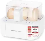 Emerio bester Eierkocher EB-115560 kocht alle drei Garstufen [weich|mittel|hart] in nur einem Kochvorgang mit perfektem Ergebnis und Sprachausgabe, einzigartig in Technik und Design, Modell 2022