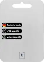 TiMark Titan Schneidebrett - Antibakterielles und 100% hygienisches Material inkl. Geschenkverpackung - Bedenkenloses Schneiden aller Lebensmittel (für Hobby- und Profiköche)