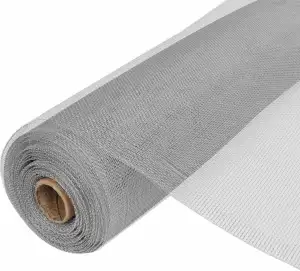 vidaXL Aluminium-Geweberolle 100x500 cm, Silber, Feines Insektenschutznetz für Fenster und Türen,...