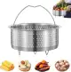 20 cm Dampfgarer Einsatz Edelstahl 304, Dämpfeinsatz für Topf Dünsteinsatz für töpf Siebeinsatz f...