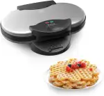 Tefal Doppel-Herzwaffeleisen WM311D, Stufenloser Temperaturregler für Bräunung nach Wunsch, Antihaftbeschichtete Platten, Teigauffang-Vorrichtung, 1200W,‎ 37 x 11.4 x 28.5 cm