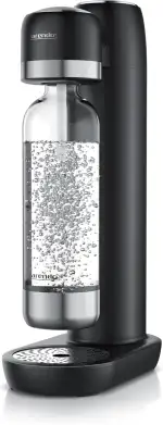 Arendo - Soda Maker Wassersprudler – inkl. 1000 ml Wasserflasche BPA frei – fein dosierbar – Soda Streamer kompatibel mit 60 l CO2 Zylindern