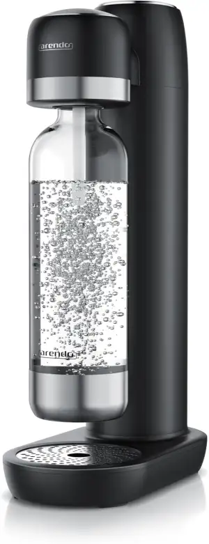 Arendo - Soda Maker Wassersprudler – inkl. 1000 ml Wasserflasche BPA frei – fein