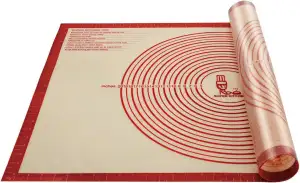 SUPER KITCHEN Super Groß Antihafte Rutschfeste Backunterlage/Backmatte Silikon 9