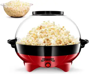 Gadgy Popcorn Maschine groß - Retro Popcorn Maker 5 L - Popcorn Maker mit Antiha