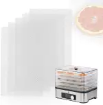 Aieve Dörrfolie Antihaft Silikon Dehydrator Blätter für Obsttrockner, BPA-Frei, Fruchtleder Matte (17 * 26cm)