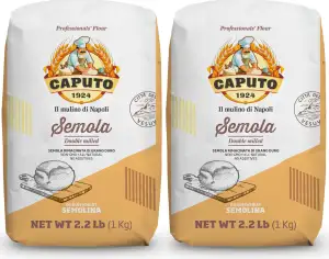 Antimo Caputo 00 Semola (Semolina Flour) - 2 Pack, 1 kg