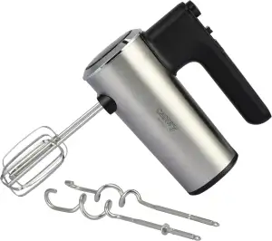 CAMRY Handmixer mit Zubehörständer mit 5 Geschwindigkeitsstufen und Turbo- Handr