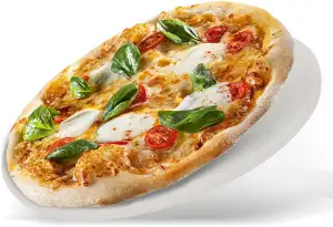 Pizzastein für Backofen & Grill – runder Cordierit Backstein, hitzebeständig & langlebig – ideal zum Pizza, Brot & Gebäck Backen, für Gasgrill, Elektro- & Holzöfen, Ø 36cm (14 Zoll)