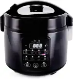 Yum Asia Kumo YumCarb Reiskocher mit Keramikschale und fortschrittlicher Fuzzy-Logik (5,5 Tassen, 1 Liter), 5 Reiskochfunktionen, 3 Multicooker-Funktionen, 220-240V EU (Dunkler Edelstahl)
