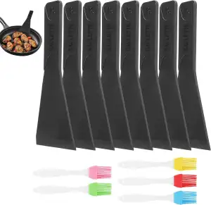 8 Stück Raclette Schieber, Raclette Schaber Pfannenwender Küchenwerkzeuge Hitzeb