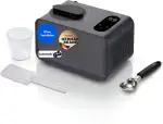 MEDION Eismaschine MD 100087, Kapazität für 1,5 L Eis, kein Vorkühlen notwendig, LED-Display mit Sensor-Touch, mit Programmen für Eiscreme, Slush und Joghurt