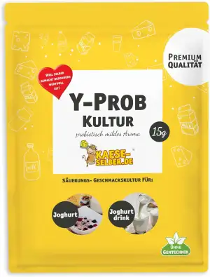 Y-Prob Joghurtkulturen 15g probiotisch, Joghurt selber Machen, Joghurtkultur, Ferment