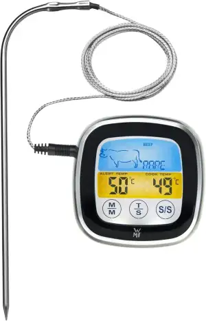 WMF BBQ Digitales Thermometer, Fleischthermometer, Thermometer Küche, Bratenther
