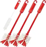 zederle 3X Mixtopf-Spülbürste & 1x Messerbürste, Reinigungsbürste für Thermomix, Monsieur Cuisine...