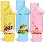 Muffinförmchen Papier 150 Stück, 3 Farben Muffinförmchen, Cupcake Förmchen für Hochzeiten, Geburtstage und Partys, Muffinform Papier, Muffins Papierförmchen