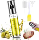 BETA NOBLE〖Verstärkte〗Ölsprüher zum Kochen, Öl Sprühflasche, Ölspray zum Kochen, Olivenölsprüher für Salat, Grillen, Backen in der Küche