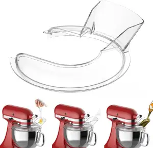 GVODE Spritzschutz für KitchenAid 4,3 und 4,7/4,8L Kippkopf-Standrührer, perfekt