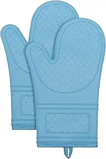Yutat® Ofenhandschuhe 2er Set - Topfhandschuhe Hitzebeständig bis 300°C, Anti-Ru