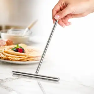 Crepes Verteiler Teigverteiler Edelstahl 20 cm – Crepe Maker Pfannkuchen Palatsc