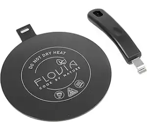 Induktion Adapterplatte Ø20cm mit abnehmbarem Griff, Hitzediffusor für nicht-ind