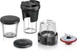Bosch Multi-Zerkleinerer-Set MUZS68TM, 5-in-1, Mixen, Mahlen, Hacken, Aufbewahren, ToGo-Becher, Z...