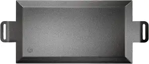 Gastrotools Grillplatte Induktion 62x27 cm – Profi Carbonstahl Teppanyaki/Planch