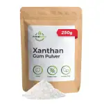Food Bites Xanthan Gum Pulver 250g – Eis Stabilisator Glutenfrei & Vegan – Xanthan Pulver Ideal für Desserts, Eiscreme & Molekularküche – GRATIS eBook mit 20 Rezepten