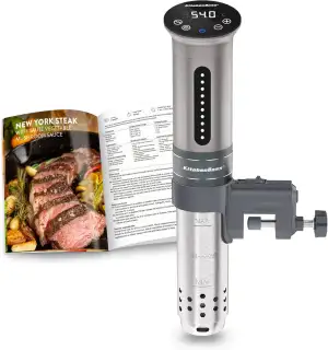 KitchenBoss Sous Vide Garer Stick Präzisionskocher•1100W •360° Zirkulation•40℃-9