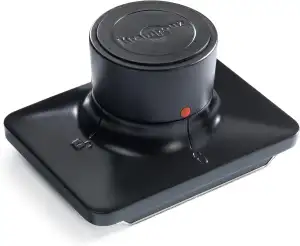 KRAMPOUZ Reinigungsstempel „CLEAN+“ für Crêpegeräte - Ideal zum Einbrennen, Einfetten und Reinigen von Gusseisenplatten - Stempel mit austauschbaren Pads für Crêpegeräte - Ref ATE1