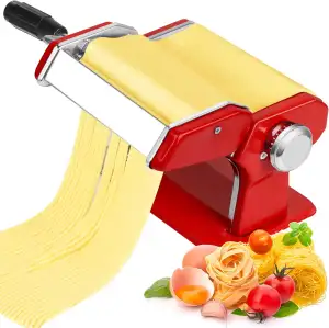 Alyoen Nudelmaschine, Pasta Maker, Aluminiumlegierung Pastamaschine mit 9 Einste