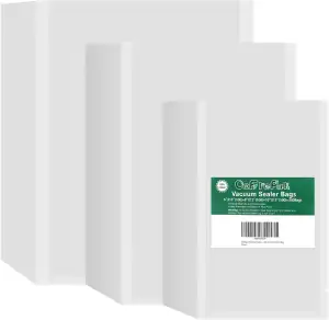 O2frepak 300Beutel(100)15x25cm und(100)20x30cm und(100)25x33cm Vakuumier Beutel 