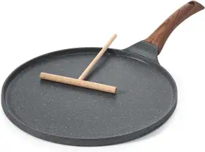 SENSARTE Crepe Pfanne 30cm Antihaftpfanne Omlettpfanne Pfannkuchen Flache Pfanne