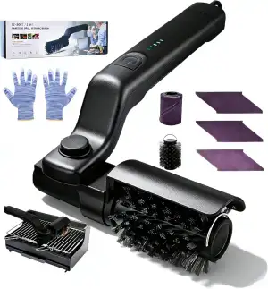 Reinigungsbürste Elektrisch, Verbesserte Grillbürste für Gussrost, Kabellose 304