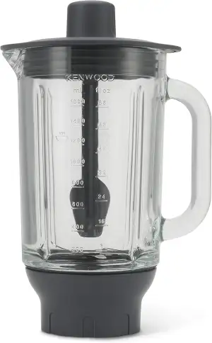 Kenwood KAH358GL Glas-Mixaufsatz (crushen, mixen, heiße Suppen, Küchenmaschinen-