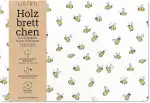 Ligarti® Frühstücksbrettchen (aus Holz) I Schneidebrett in 22x15 Made in Sweden & spülmaschinenfest I Nachhaltiges Breakfast Board, Holzbrett (Bienenschwarm)