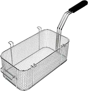 Frittierkorb Gastro LxBxH 310x160x115 mm Stahl verchromt Fritteusenkorb für MKN