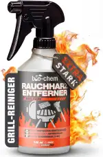 bio-chem Rauchharz-Entferner - 500 ml - Backofen- und Grillreiniger Konzentrat für Gasgrill, Edelstahl, Gusseisen u.v.m. - Extrem kraftvolle Formel gegen hartnäckige Ablagerungen - Made in DE