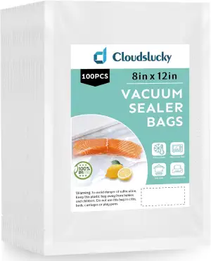 Vakuumierbeutel Lebensmittel 100 Stück 20x30 cm Vakuumbeutel Gefrierbeutel Profi-beutel für alle Vakuumierer,BPA-frei,Kochfest und Sous Vide Beutel Vacuum Bags for food