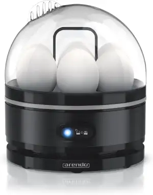 Arendo Sevencook Eierkocher 400 W – Edelstahl Design - 1-7 Eier - Egg Cooker - E
