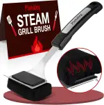 Pietuley Grillbürste Borstenfrei für Gussrost, Grillzubehör Grillschaber Gasgrill Zubehör Keramik Grill Zubehör Geschenk für Gasgrill, BBQ Cleaning Brush Grillen Grill Accessories Grillrost Reiniger