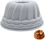 Byffoer Gugelhupfform Groß, 24 cm, Silikon Gugelhupf Backform, Leicht zu Reinigen, Kugelhupf Back...