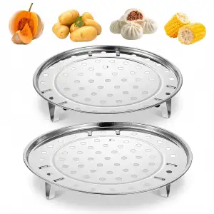 Bremorou Edelstahl Dampfgarer Einsatz Für Töpfe, Dünsteinsatz Topf Mit Steamer B