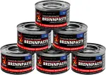 6x Eversmoke Sicherheits Premium Bio Brennpaste Brenngel Chafing Dish Speisenwärmer (6 Dosen je 200g)